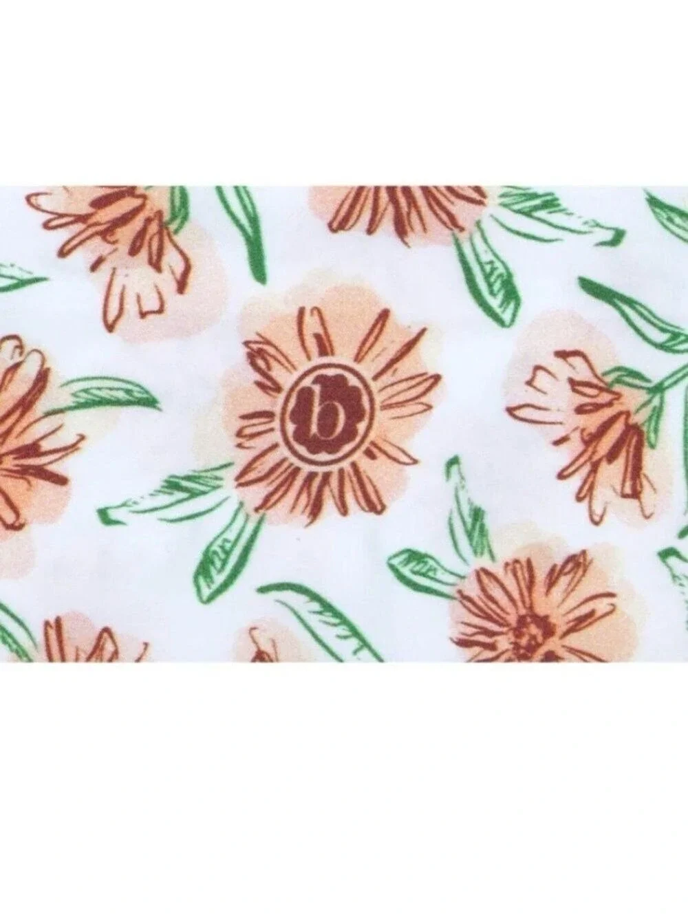Kids Floral Bow Headband in Saffron